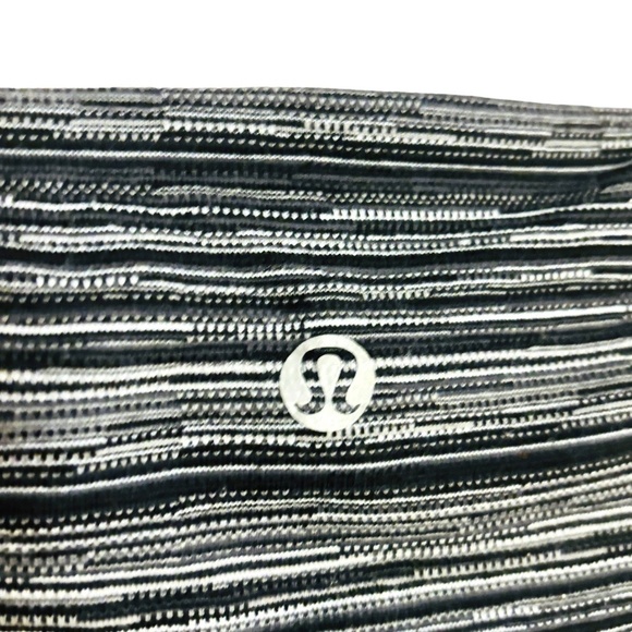 Lululemon Wunder Under Pant III Legging Cyber Stripe Deep Coal Black SZ 4 - Picture 8 of 11